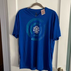 NWT Men’s Manchester United Shirt, Blue size XL (slim fit)